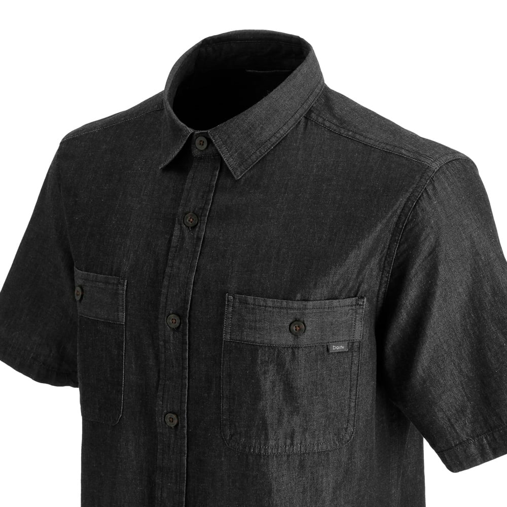 CAMISA MANGA CORTA SOLDEN NEGRO HOMBRE DOITE - 4