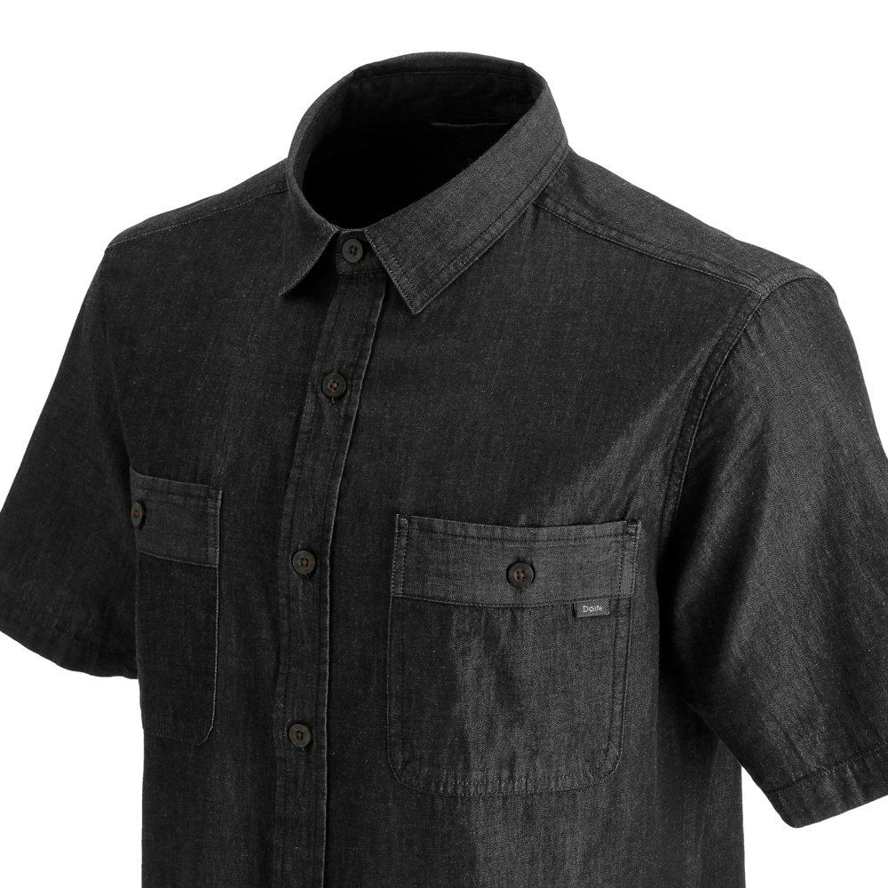 CAMISA MANGA CORTA SOLDEN NEGRO HOMBRE DOITE - 4