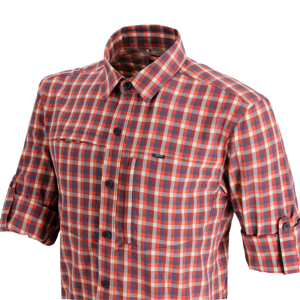 CAMISA MANGA LARGA RUPANCO ROJO HOMBRE DOITE - 4