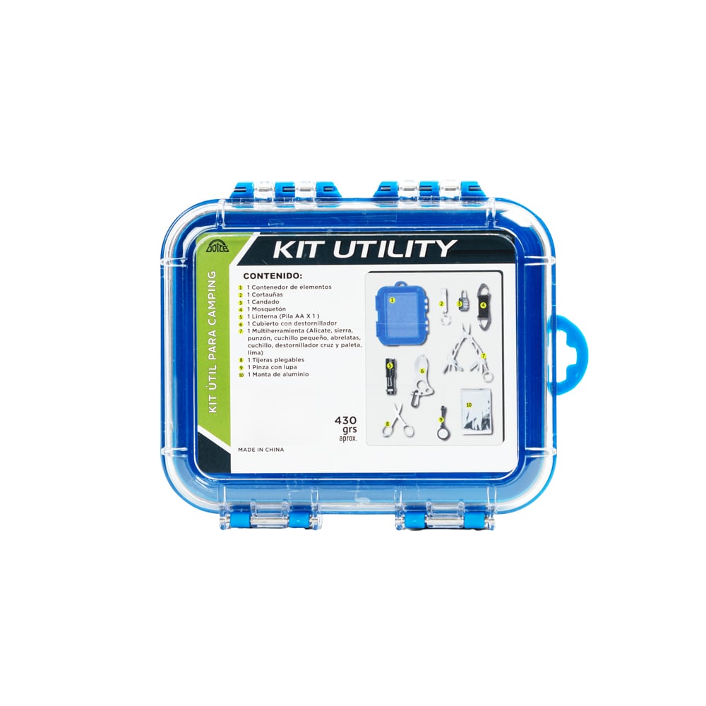 KIT DE HERRAMIENTAS UTILITY MULTICOLOR DOITE - 1