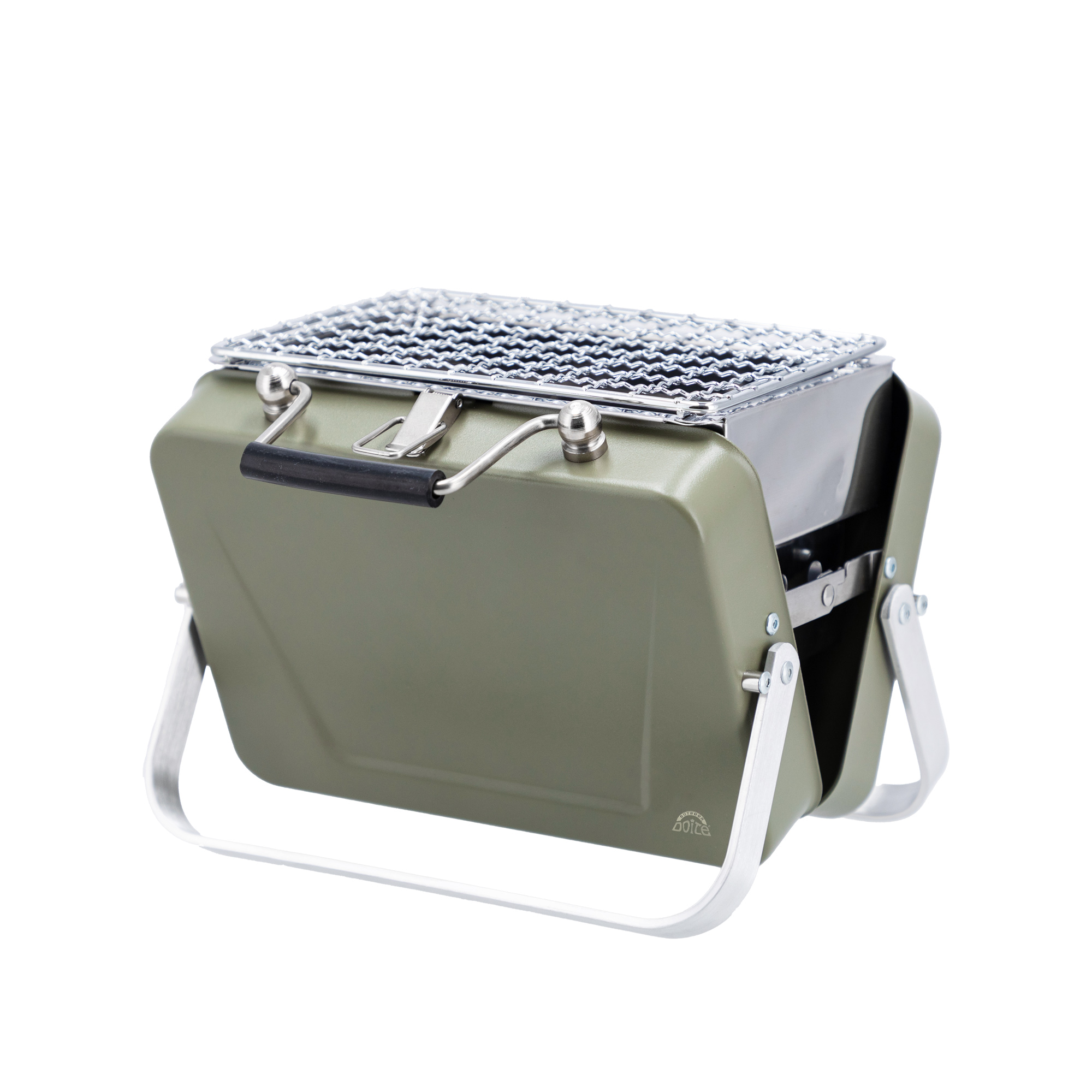 PARRILLA PORTATIL COMPACT GRILL S VERDE DOITE - 1
