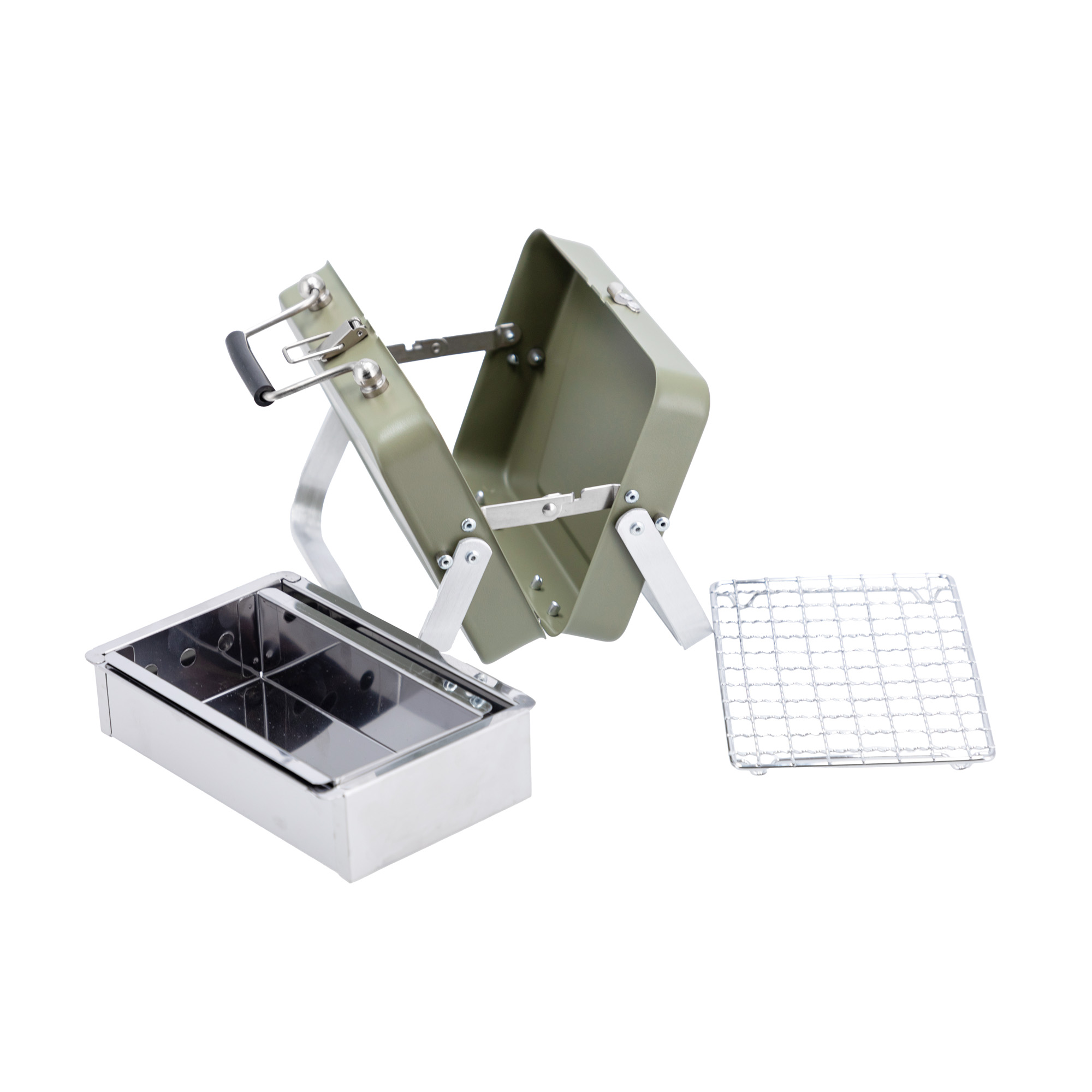 PARRILLA PORTATIL COMPACT GRILL S VERDE DOITE - 8