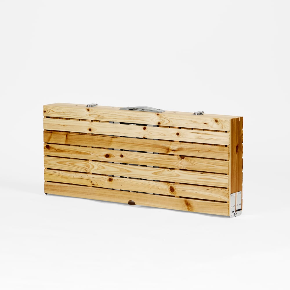 MESA DE MADERA PLEGABLE CAMPING DYNE 4 PERSONAS DOITE - 9