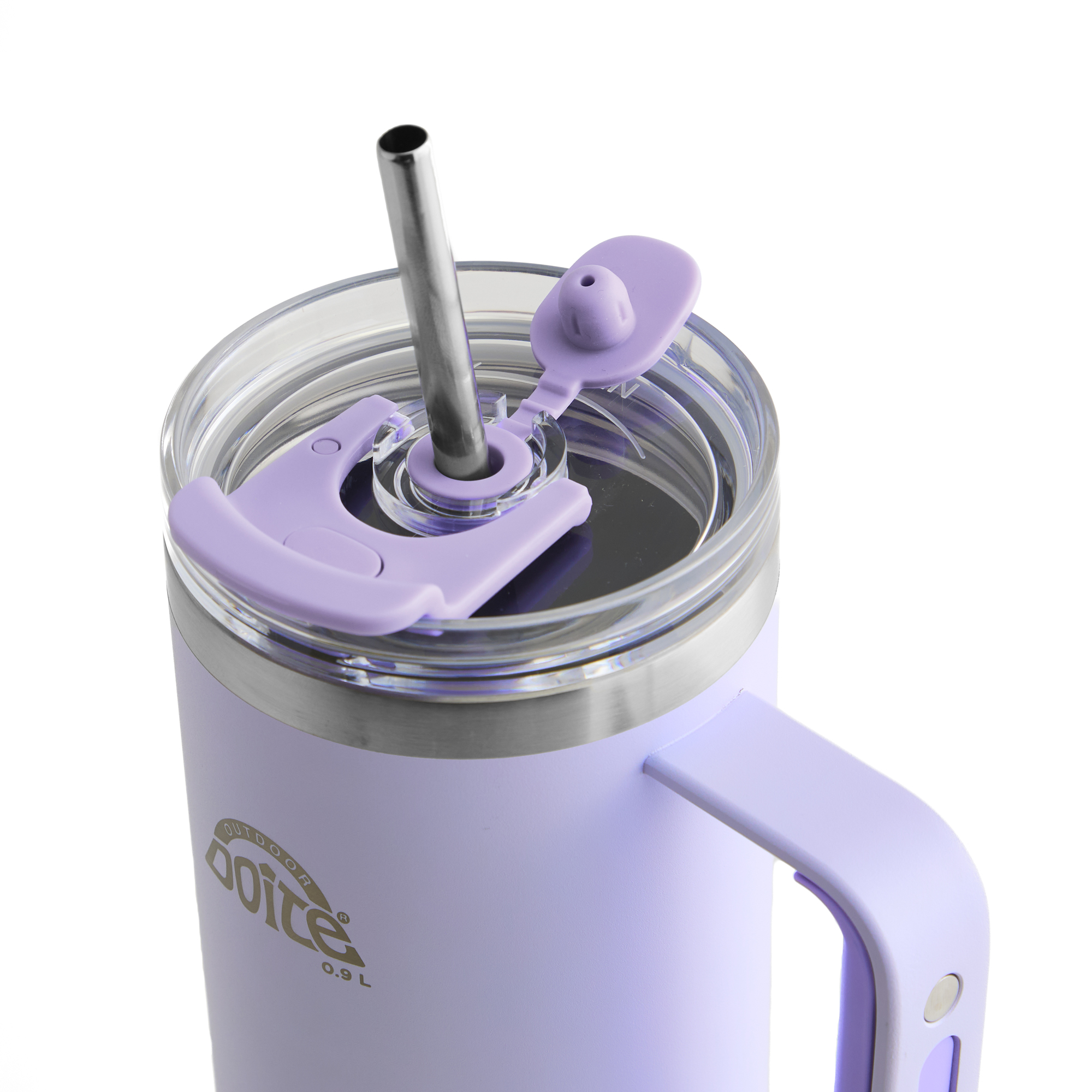 VASO TERMICO 900ML CON BOMBILLA EVERY LILA DOITE - 6