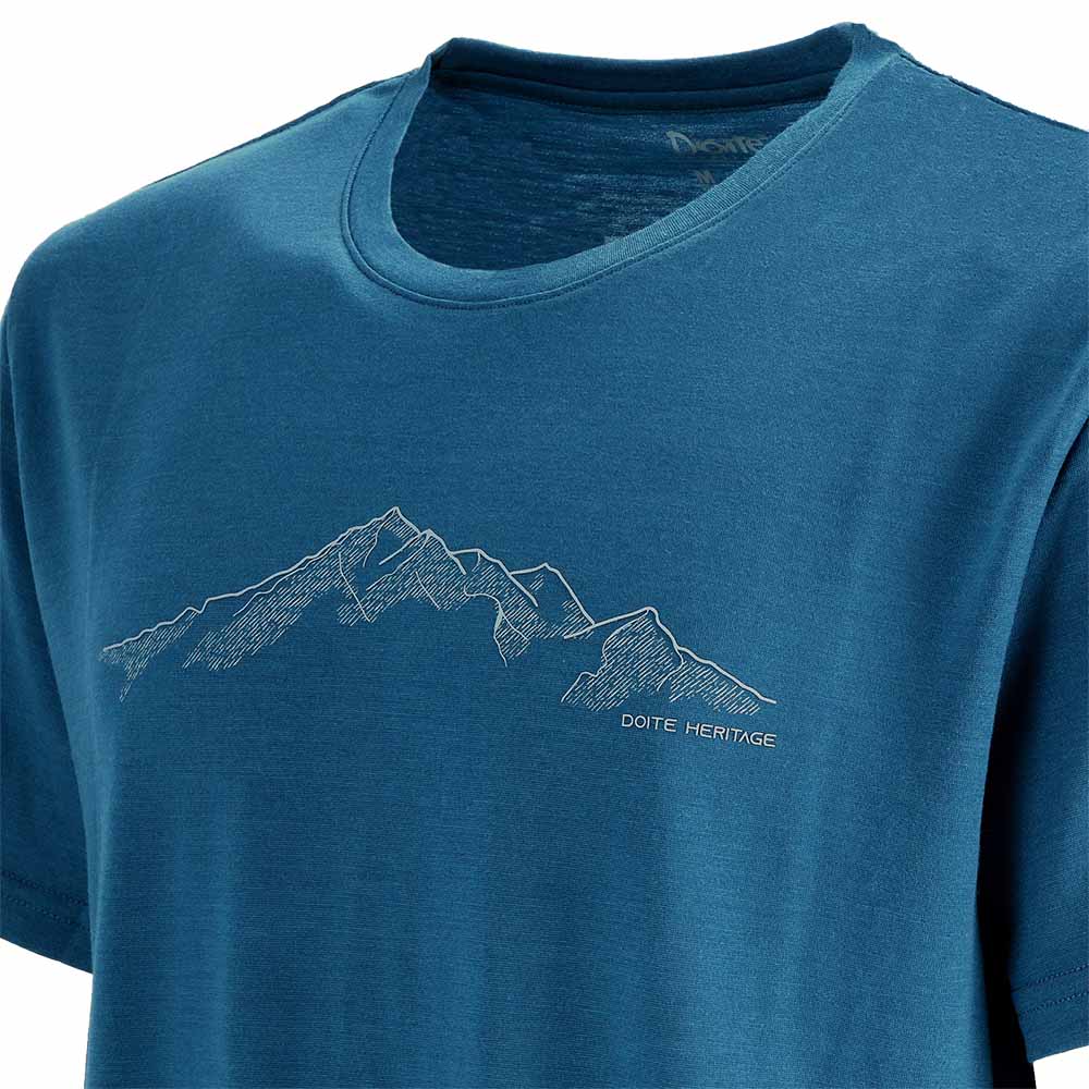 POLERA MANGA CORTA HOMBRE DOITE AZUL KAONI - 4