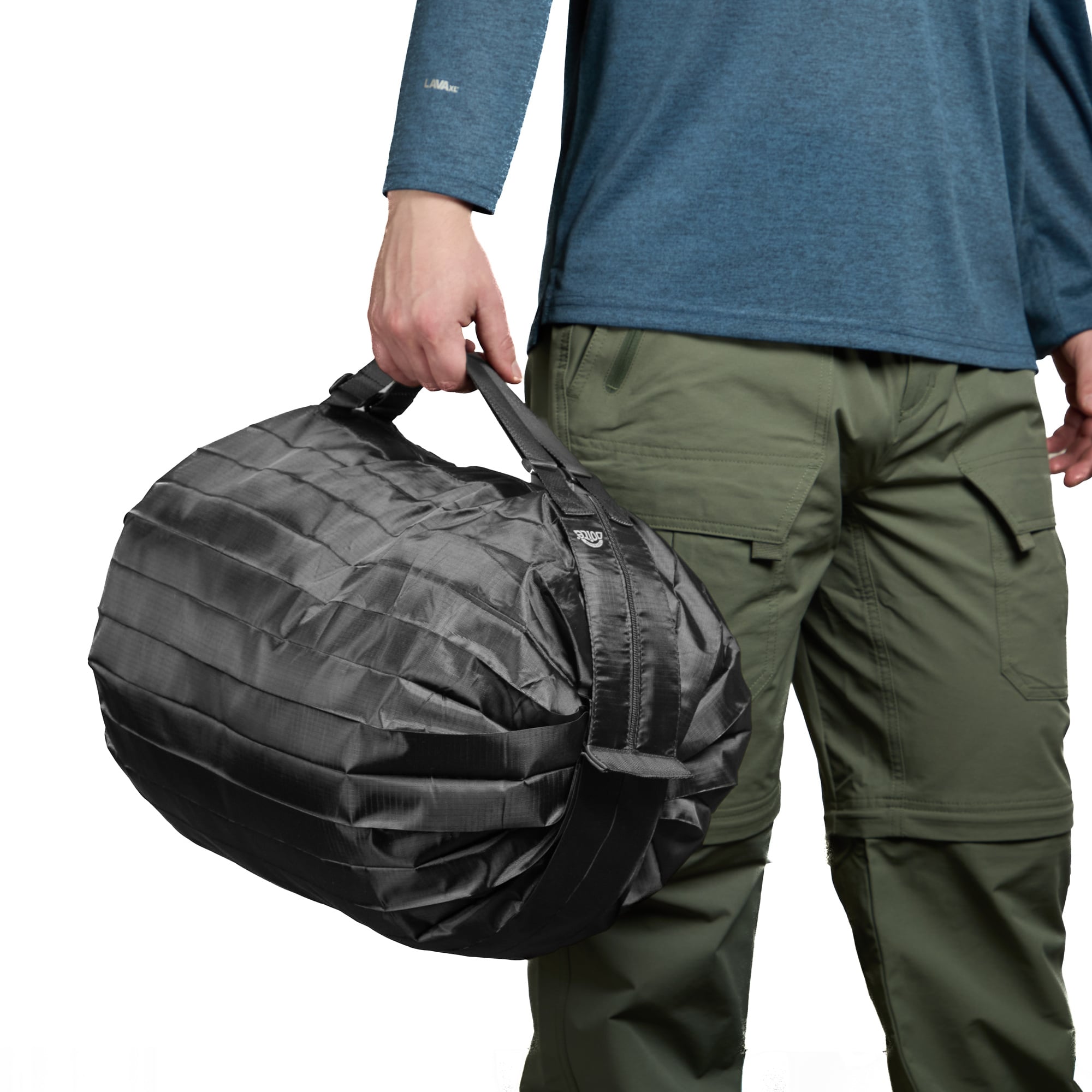 BOLSO DE VIAJE PLEGABLE NEGRO DOITE - 7