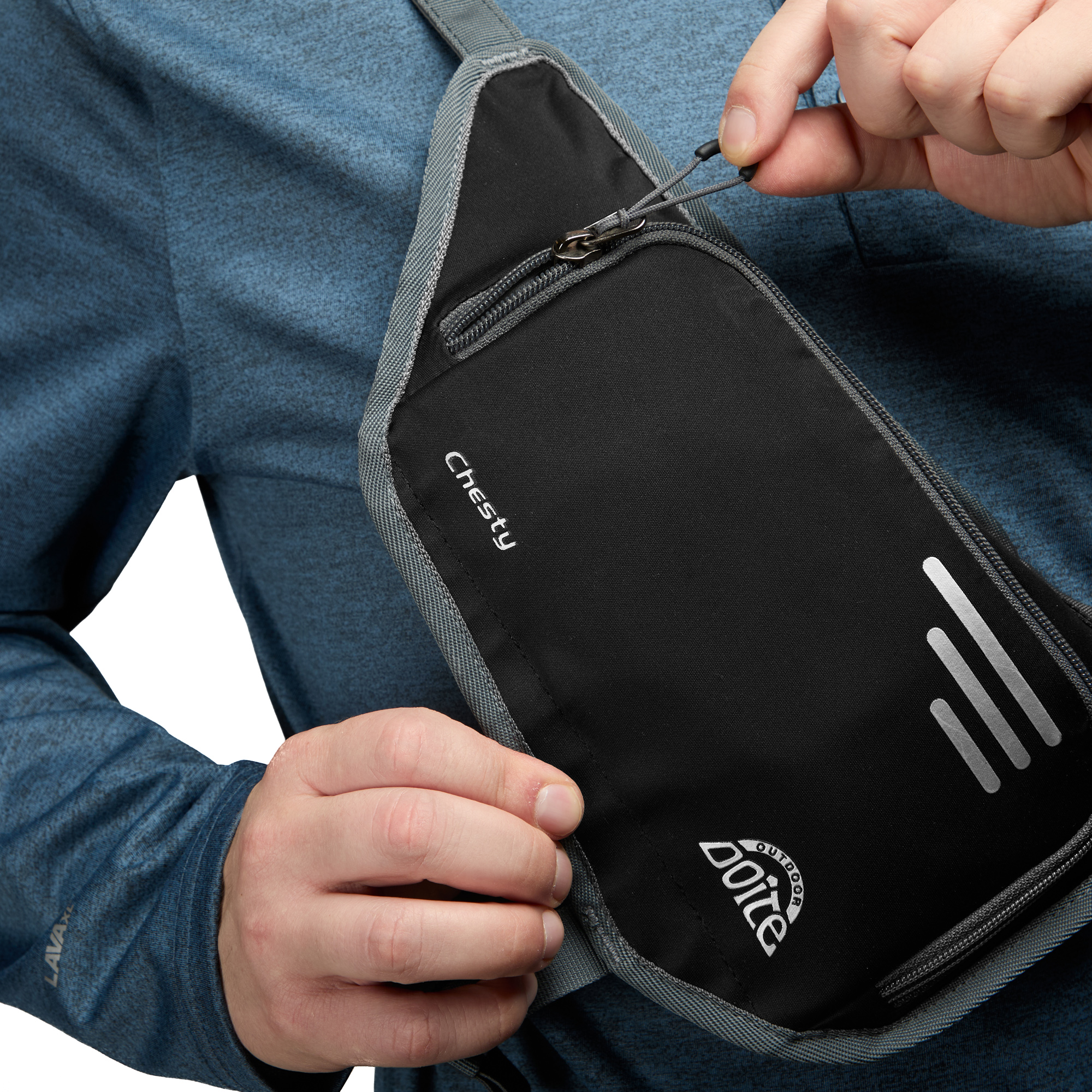 BOLSO SLING CHESTY NEGRO DOITE - 6