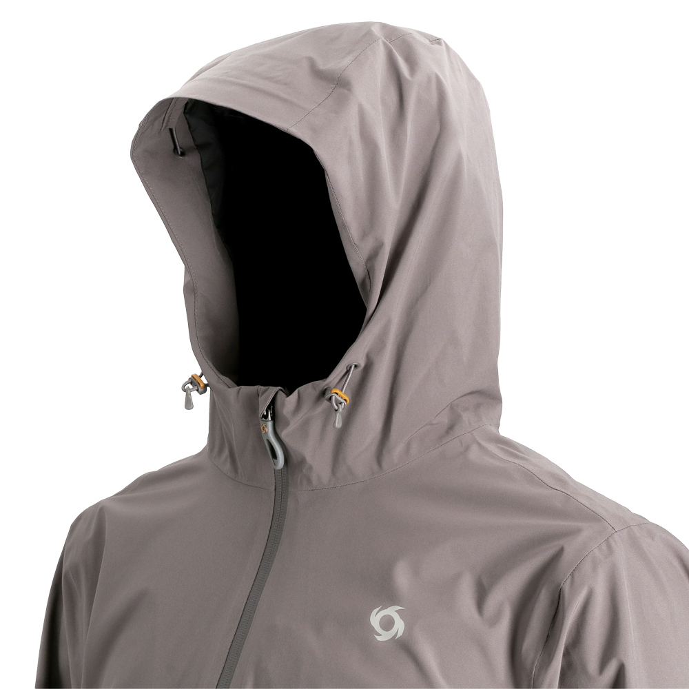 CORTAVIENTO IMPERMEABLE TOR HOMBRE GRIS OSCURO DOITE - 4