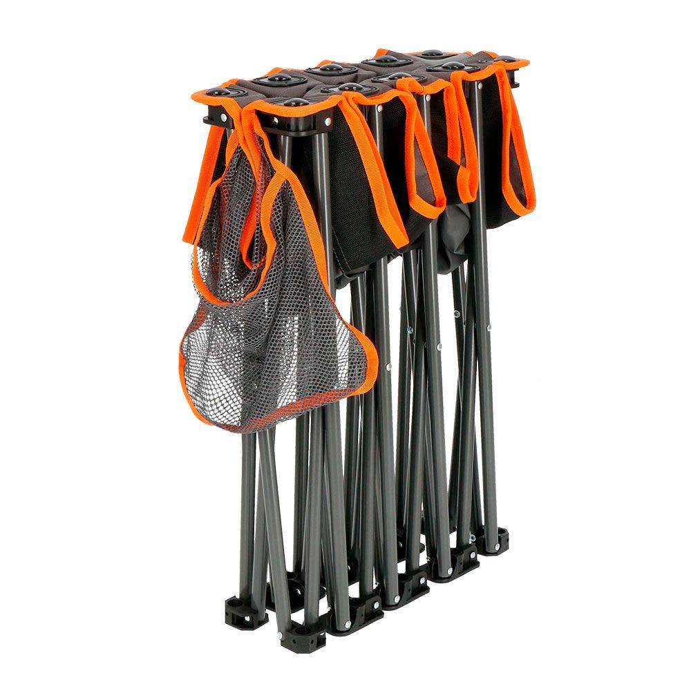 BANCO BENCH PARA 4 PERSONAS SILLA GRIS DOITE - 2