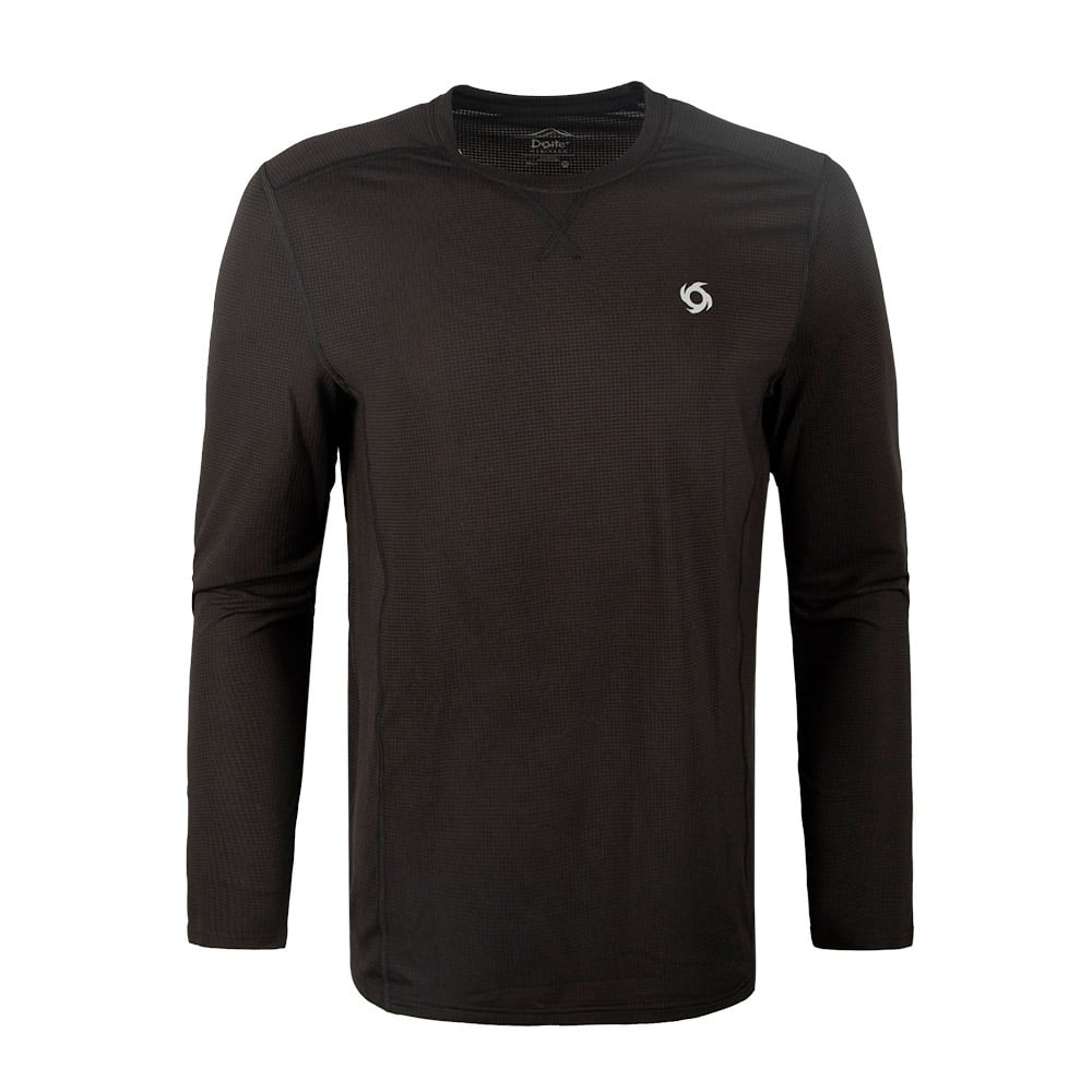 POLERA MANGA LARGA ZEAL NEGRO HOMBRE DOITE - 1