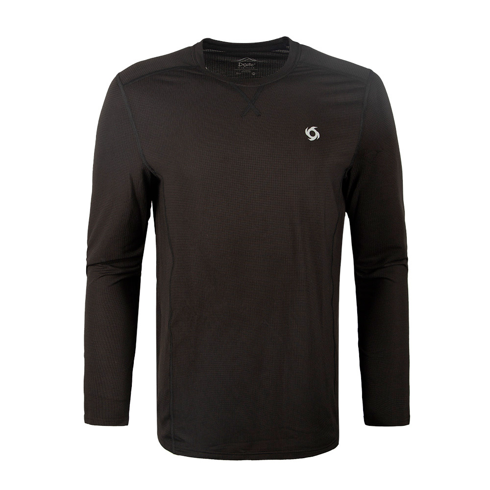 POLERA MANGA LARGA ZEAL NEGRO HOMBRE DOITE - 1