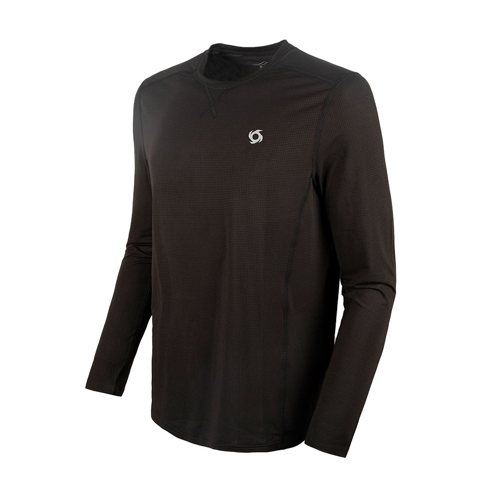 POLERA MANGA LARGA ZEAL NEGRO HOMBRE DOITE - 2