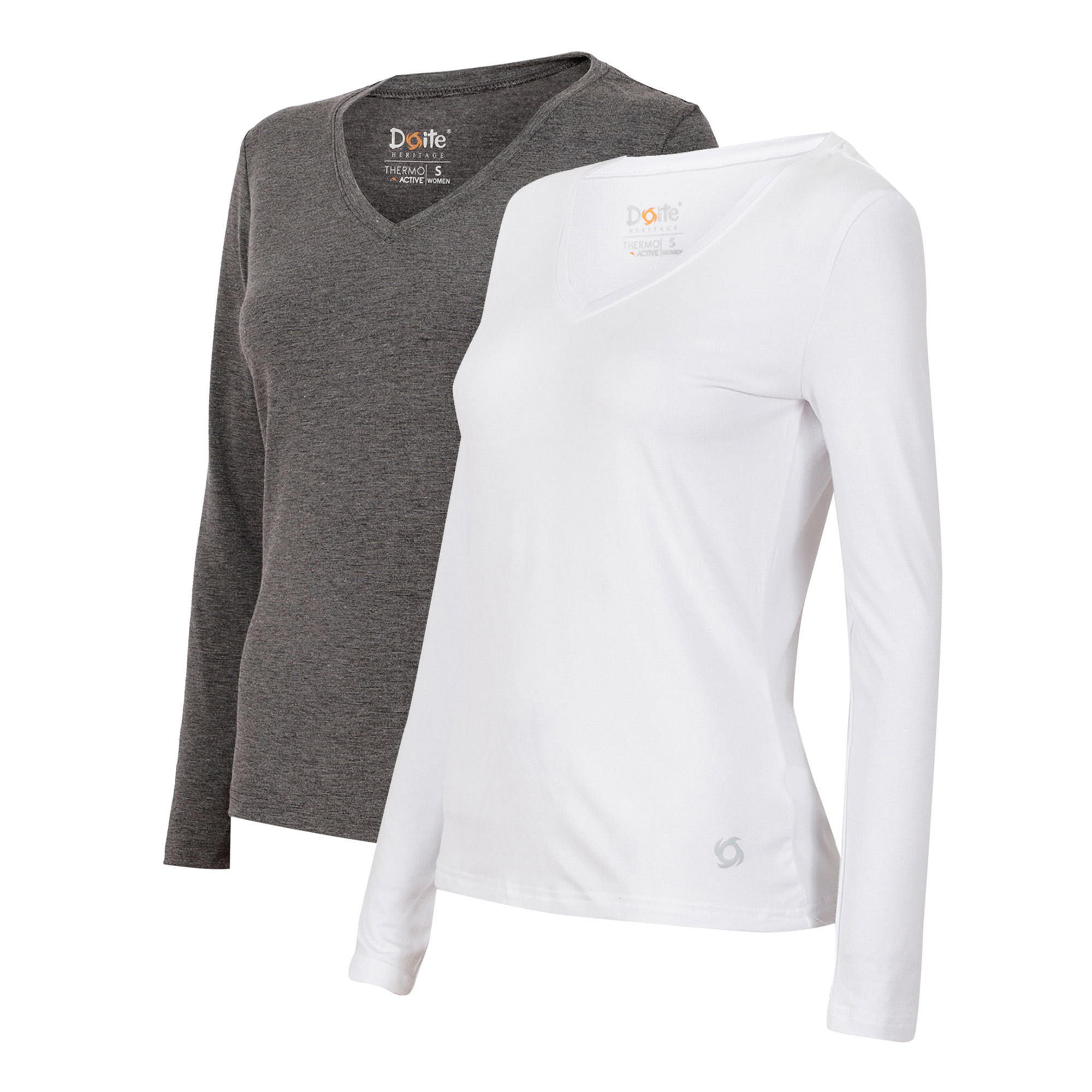 PACK 2 CAMISETAS V THERMOACTIVE MUJER MULTICOLOR DOITE - 1