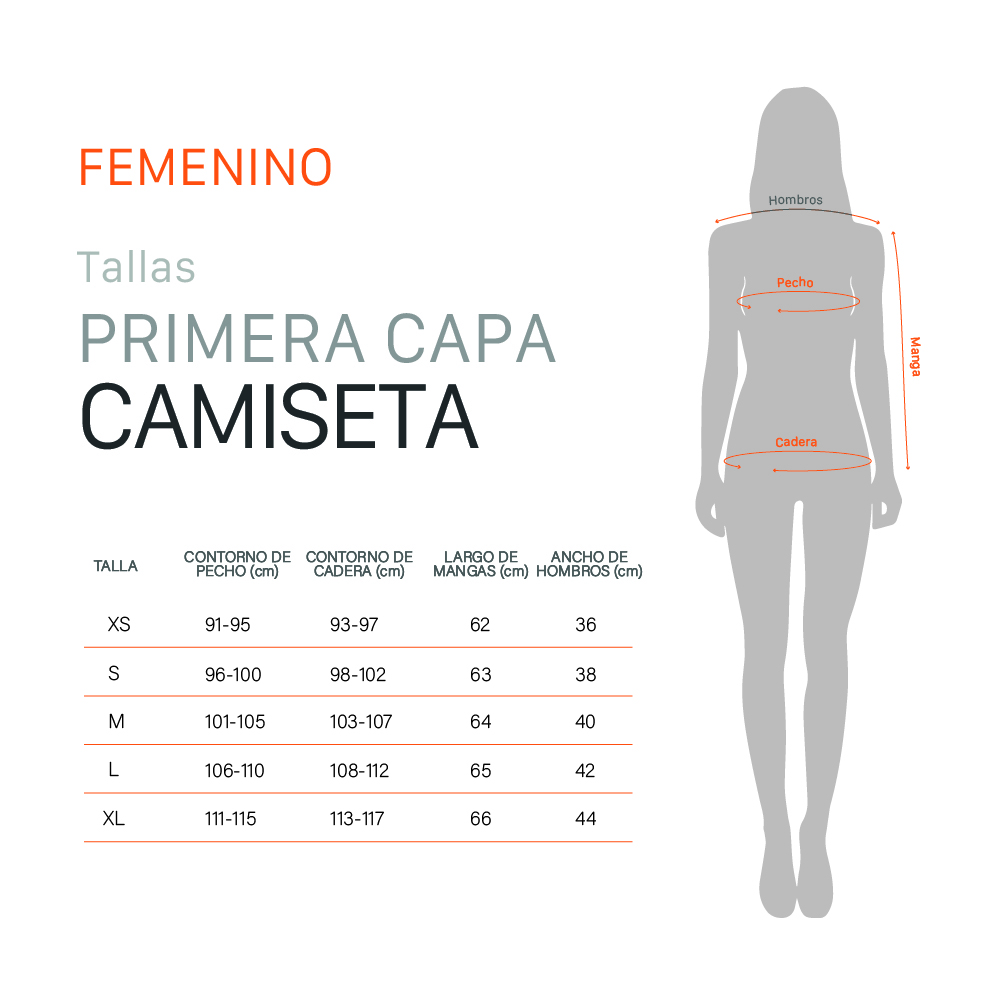 PACK 2 CAMISETAS V THERMOACTIVE MUJER MULTICOLOR DOITE - 6