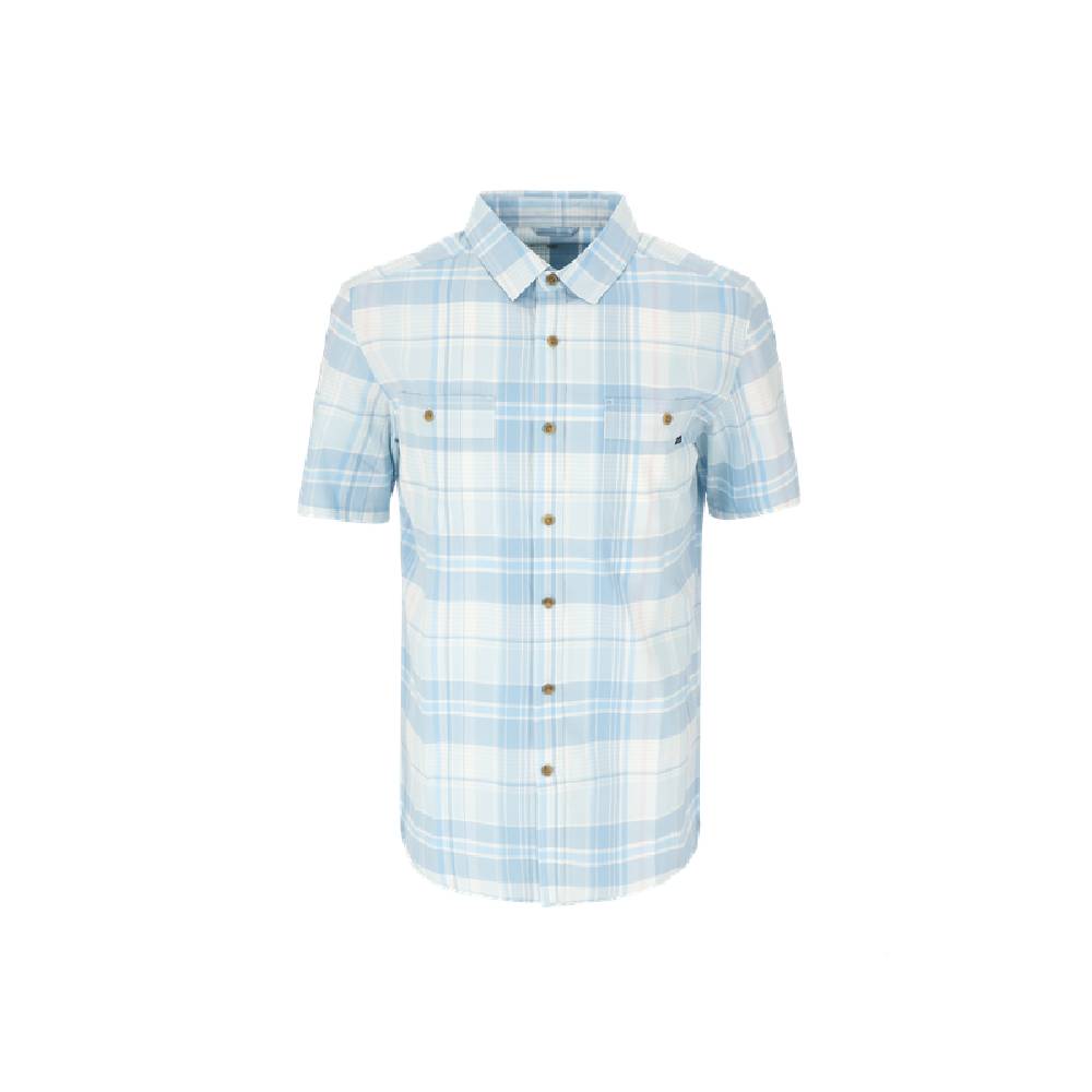 CAMISA MANGA CORTA TAHOE MELANGE HOMBRE TURQUESA - 1