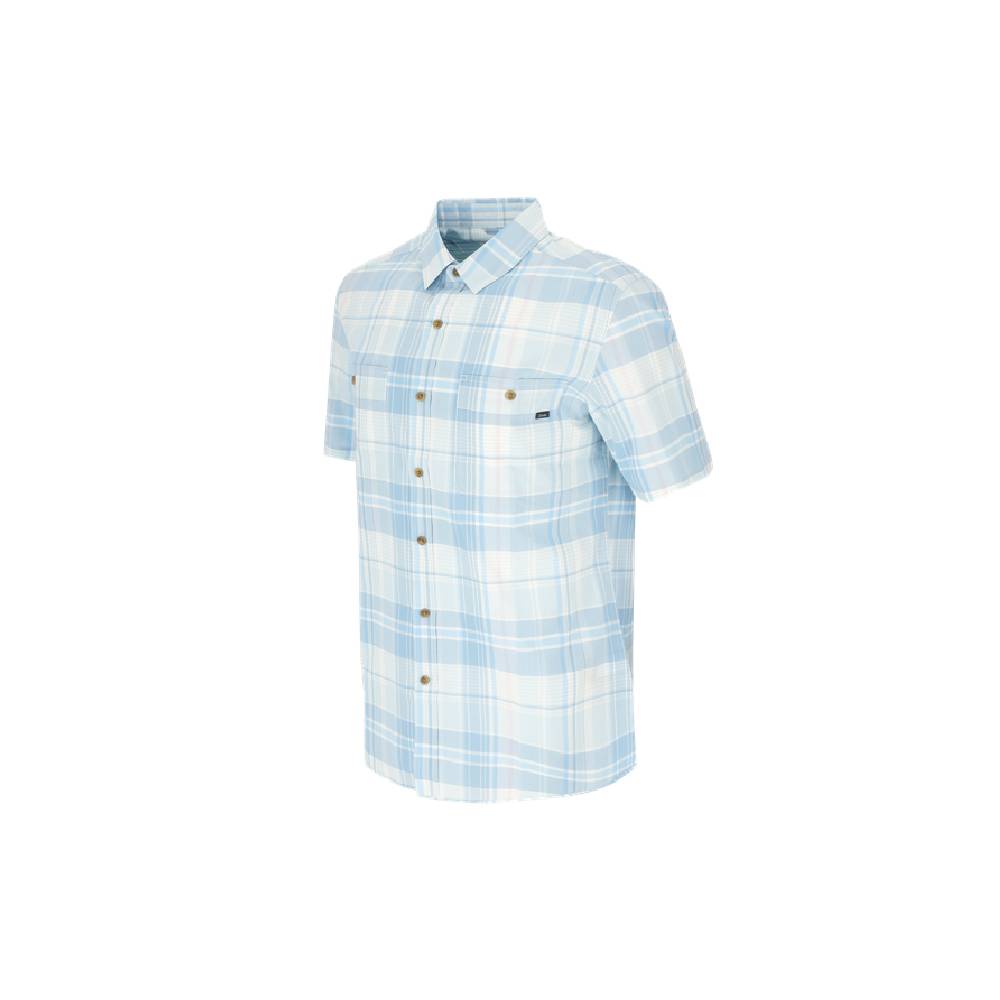 CAMISA MANGA CORTA TAHOE MELANGE HOMBRE TURQUESA - 2