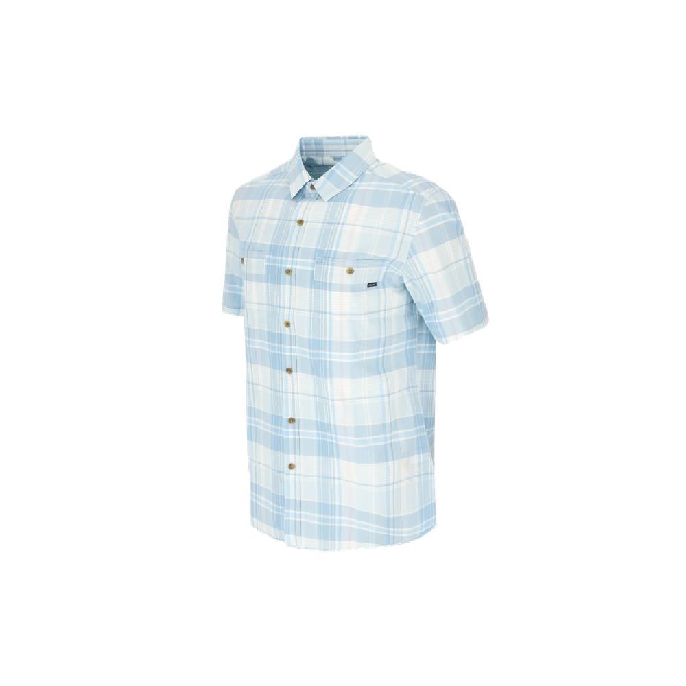 CAMISA MANGA CORTA TAHOE MELANGE HOMBRE TURQUESA - 2