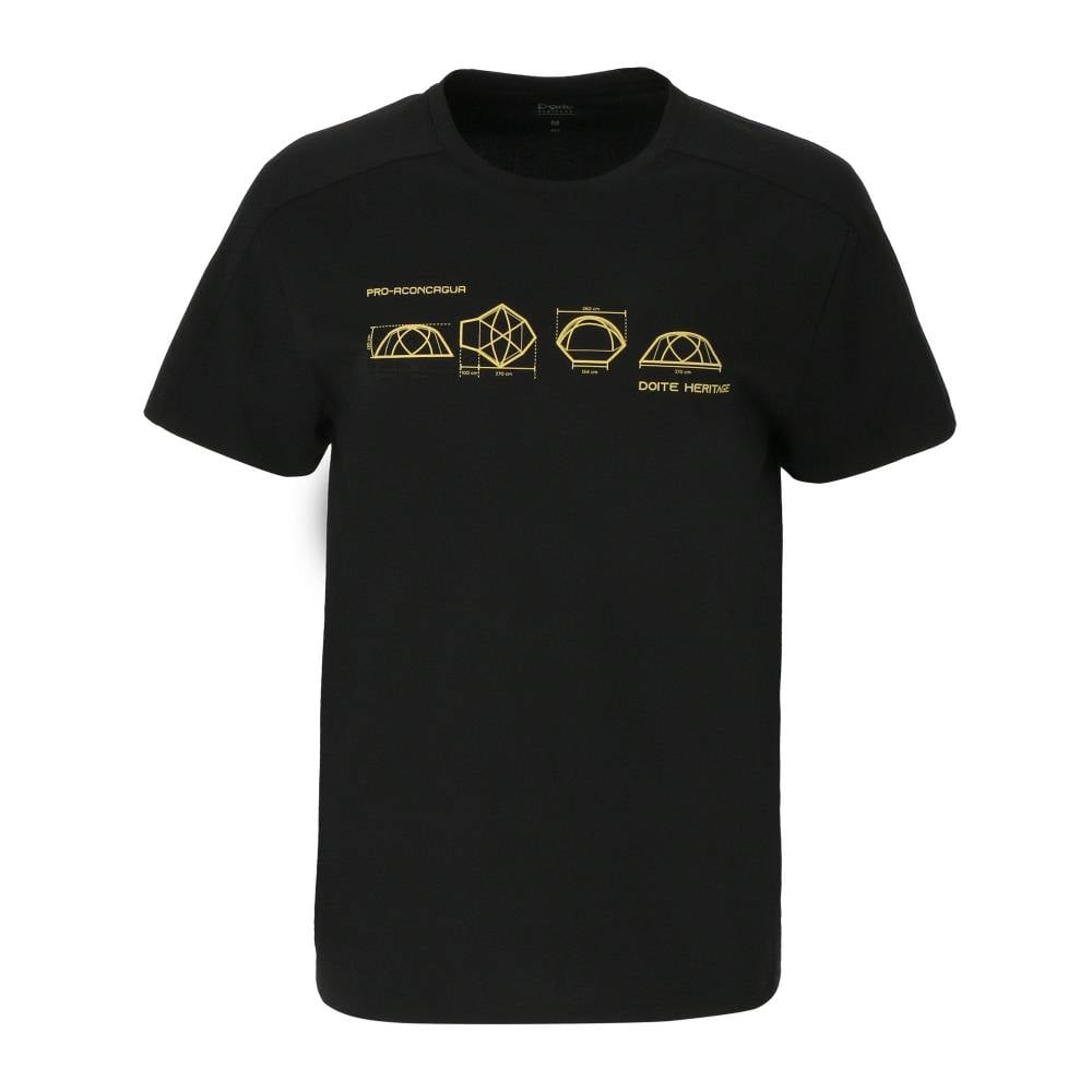 POLERA MANGA CORTA DEPORTIVA TENT NEGRO HOMBRE DOITE - 1