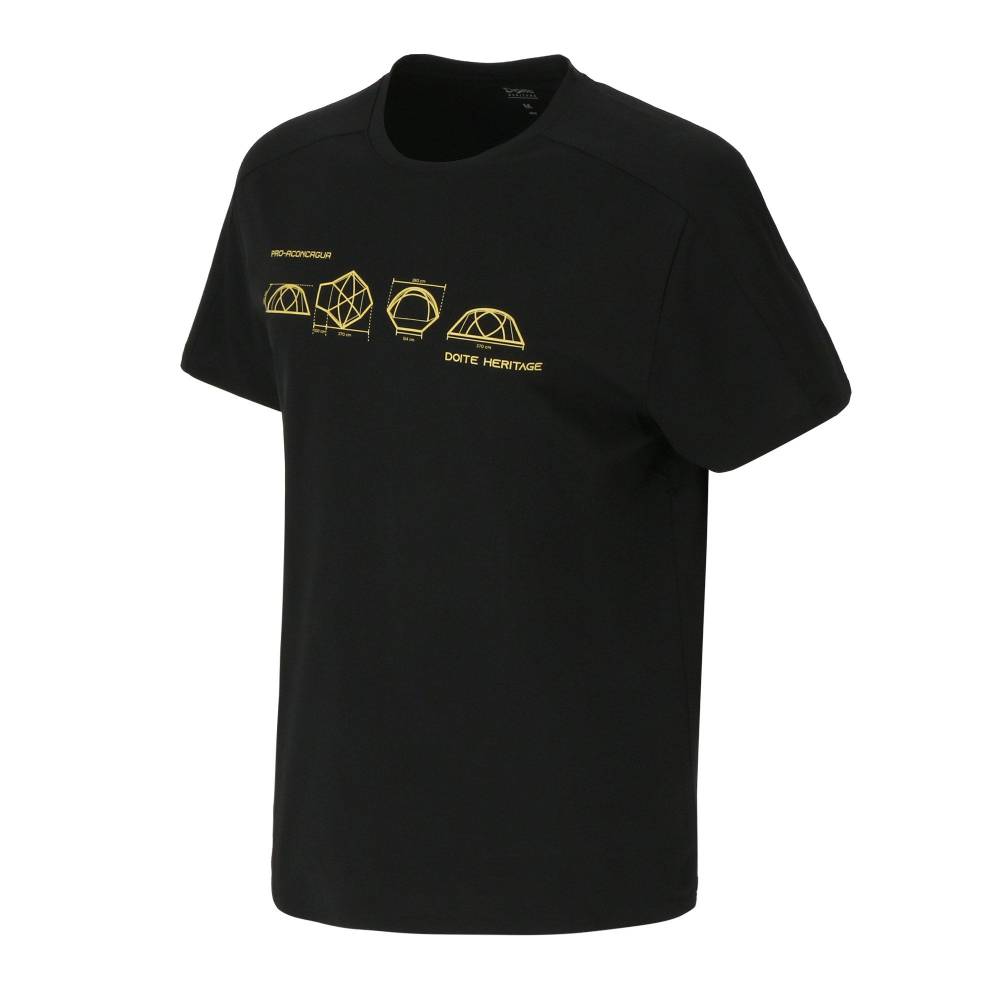 POLERA MANGA CORTA DEPORTIVA TENT NEGRO HOMBRE DOITE - 2