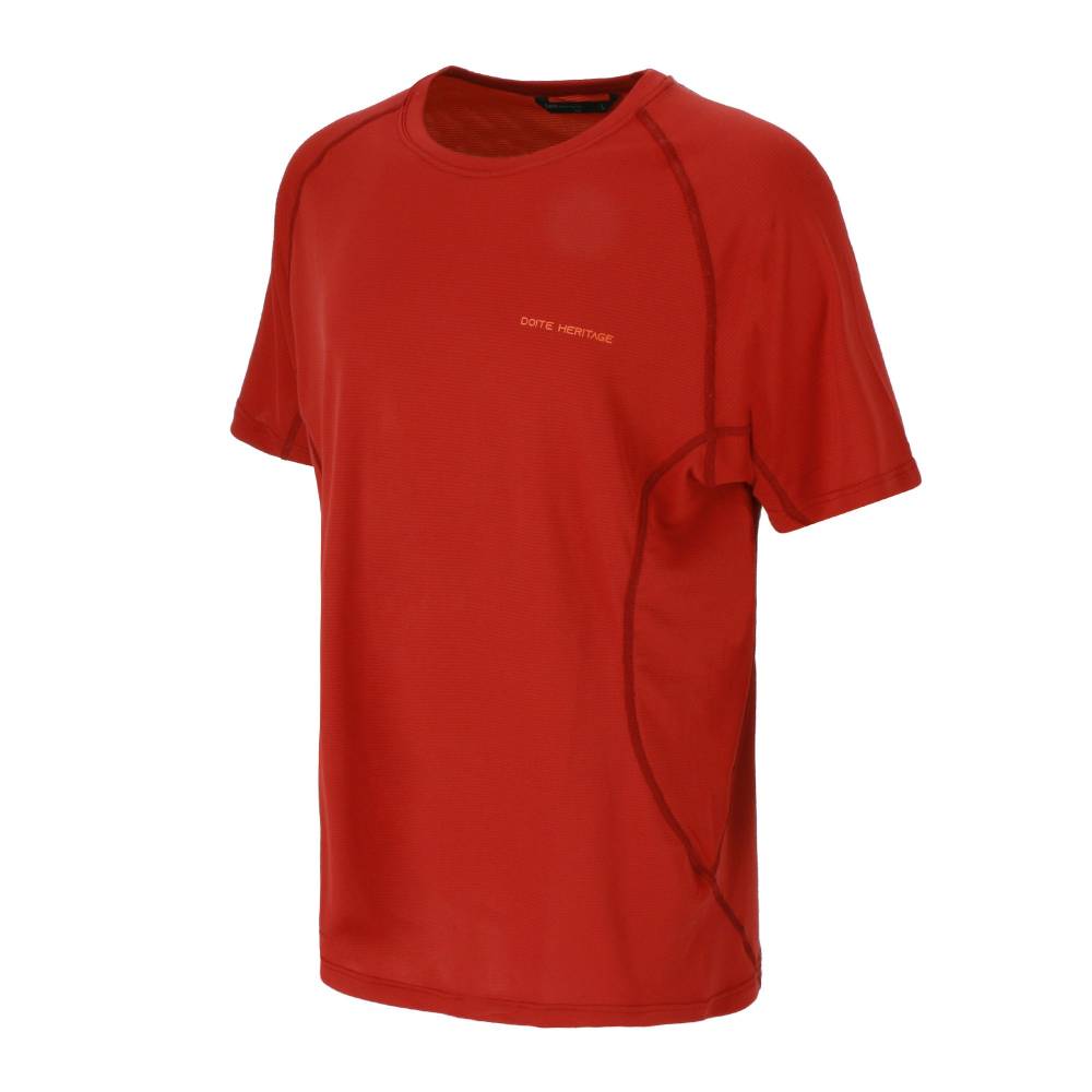 POLERA DEPORTIVA MANGA CORTA FAST ROJO HOMBRE DOITE - 2