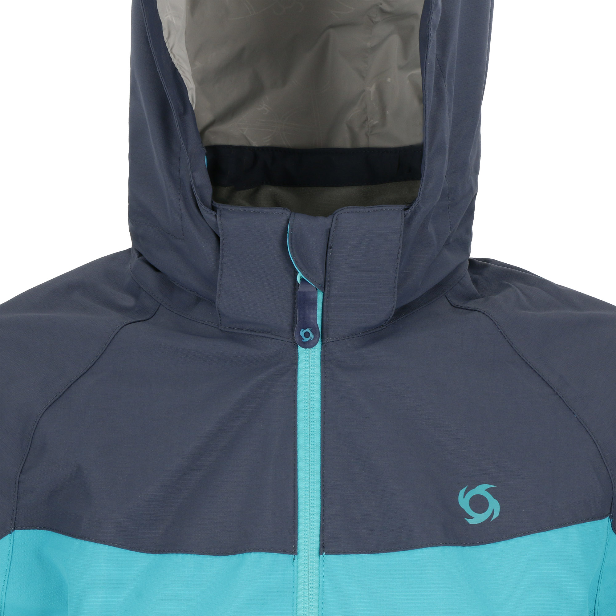CORTAVIENTO IMPERMEABLE STORM MUJER TURQUESA DOITE - 4