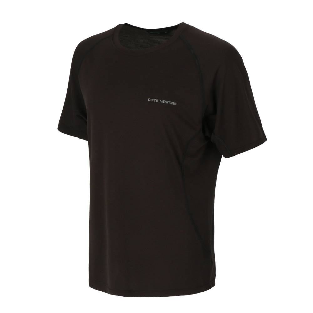 POLERA DEPORTIVA MANGA CORTA FAST NEGRO HOMBRE DOITE - 2