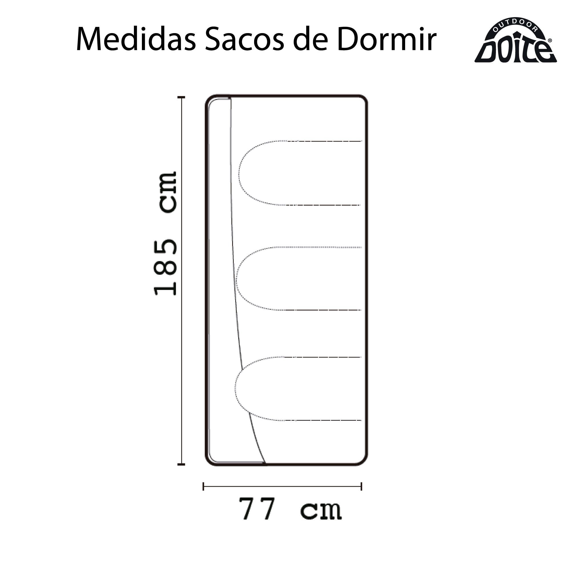 SACO DE DORMIR TEMPO NAVY DOITE - 3