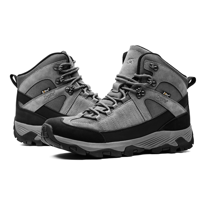 BOTIN CAÑA ALTA IMPERMEABLE GRANT HOMBRE GRIS DOITE - 9