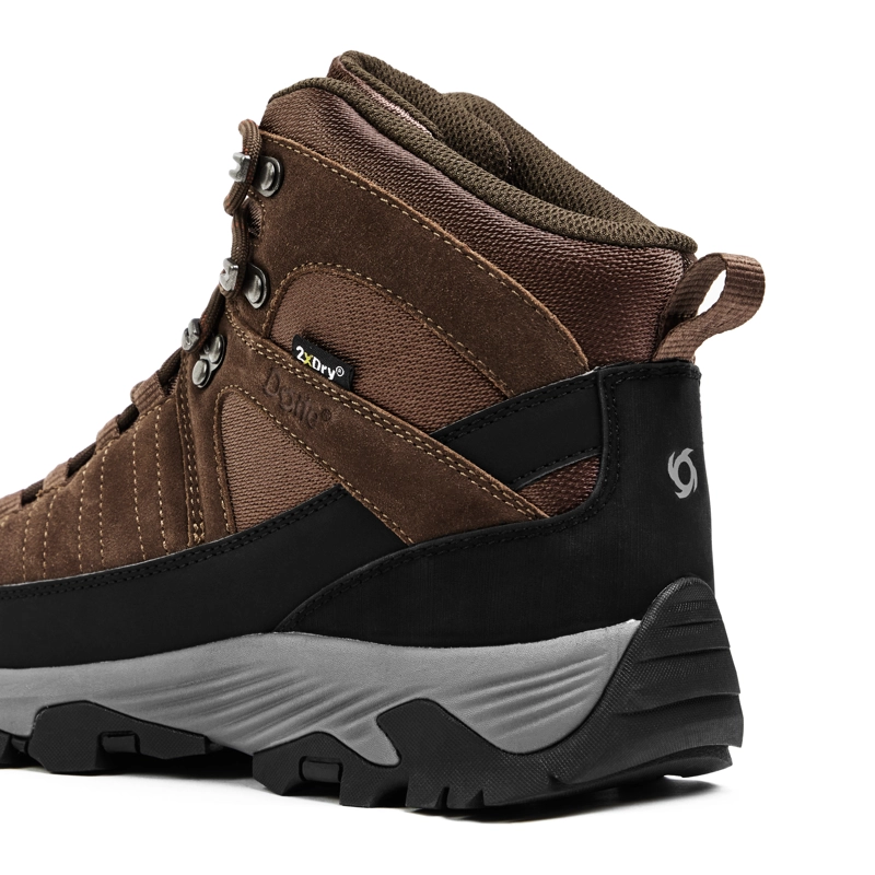 BOTIN CAÑA ALTA IMPERMEABLE GRANT HOMBRE CAFE  DOITE - 6