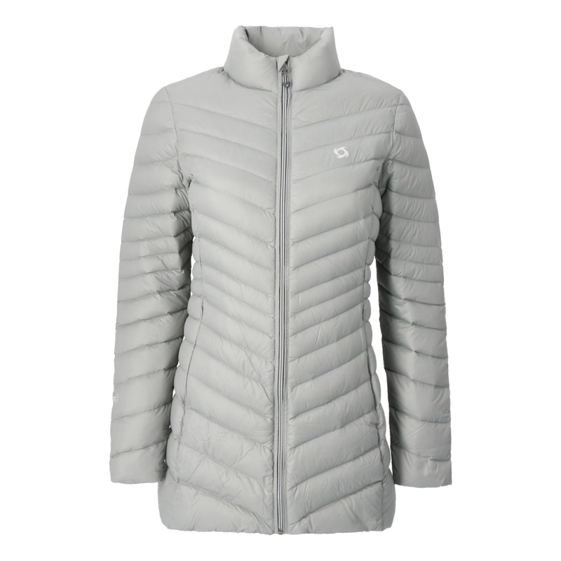 PARKA PLUMA ALAIA MUJER GRIS DOITE - 1