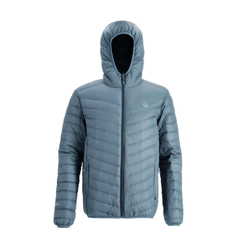PARKA PLUMA KION HOMBRE DOITE GRIS AZULADO - 1