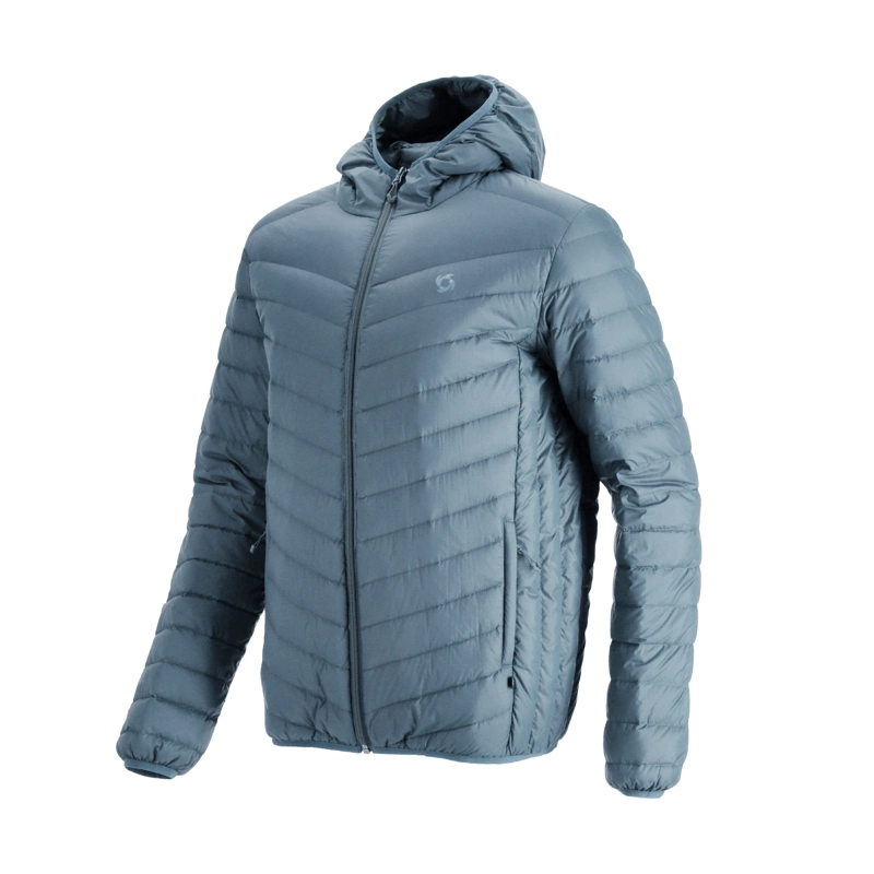 PARKA PLUMA KION HOMBRE DOITE GRIS AZULADO - 2