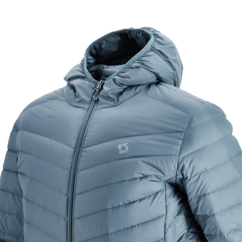 PARKA PLUMA KION HOMBRE DOITE GRIS AZULADO - 4