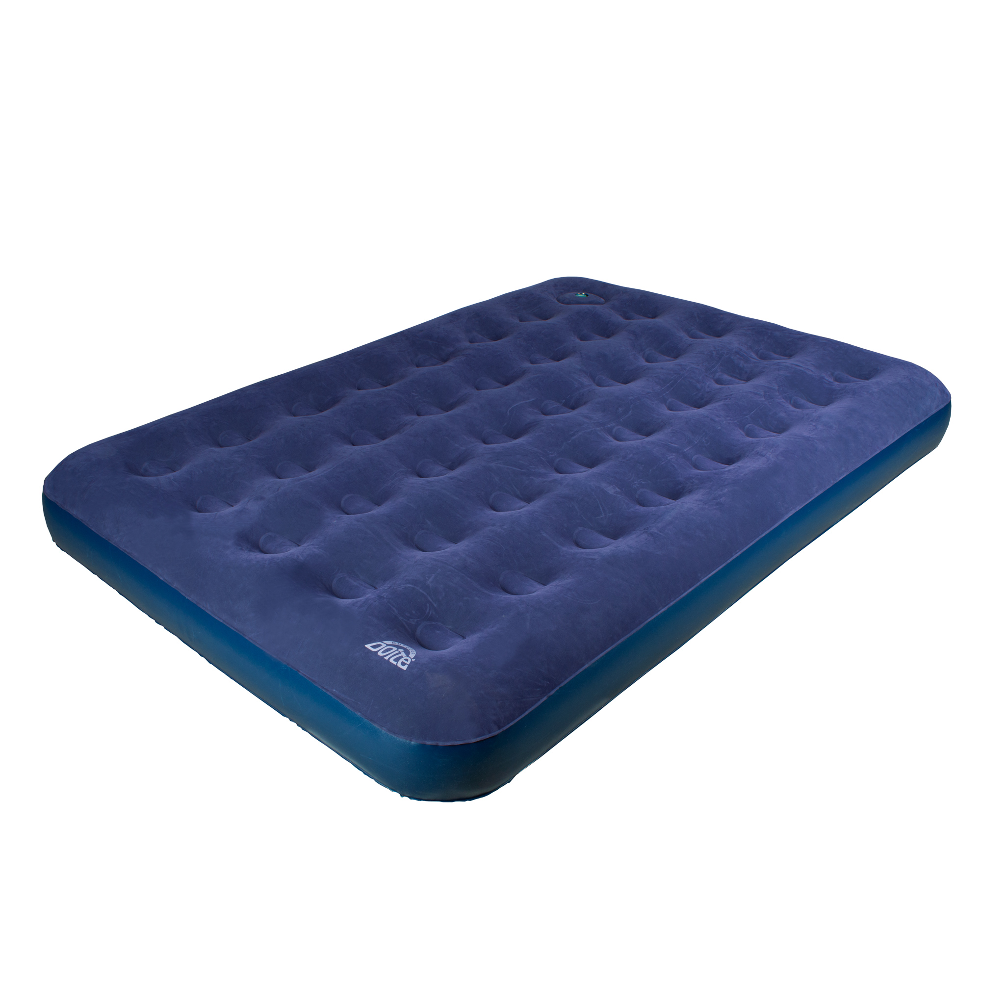 COLCHON INFLABLE TUSCANY DOBLE INFLADOR DE PIE AZUL DOITE - 1