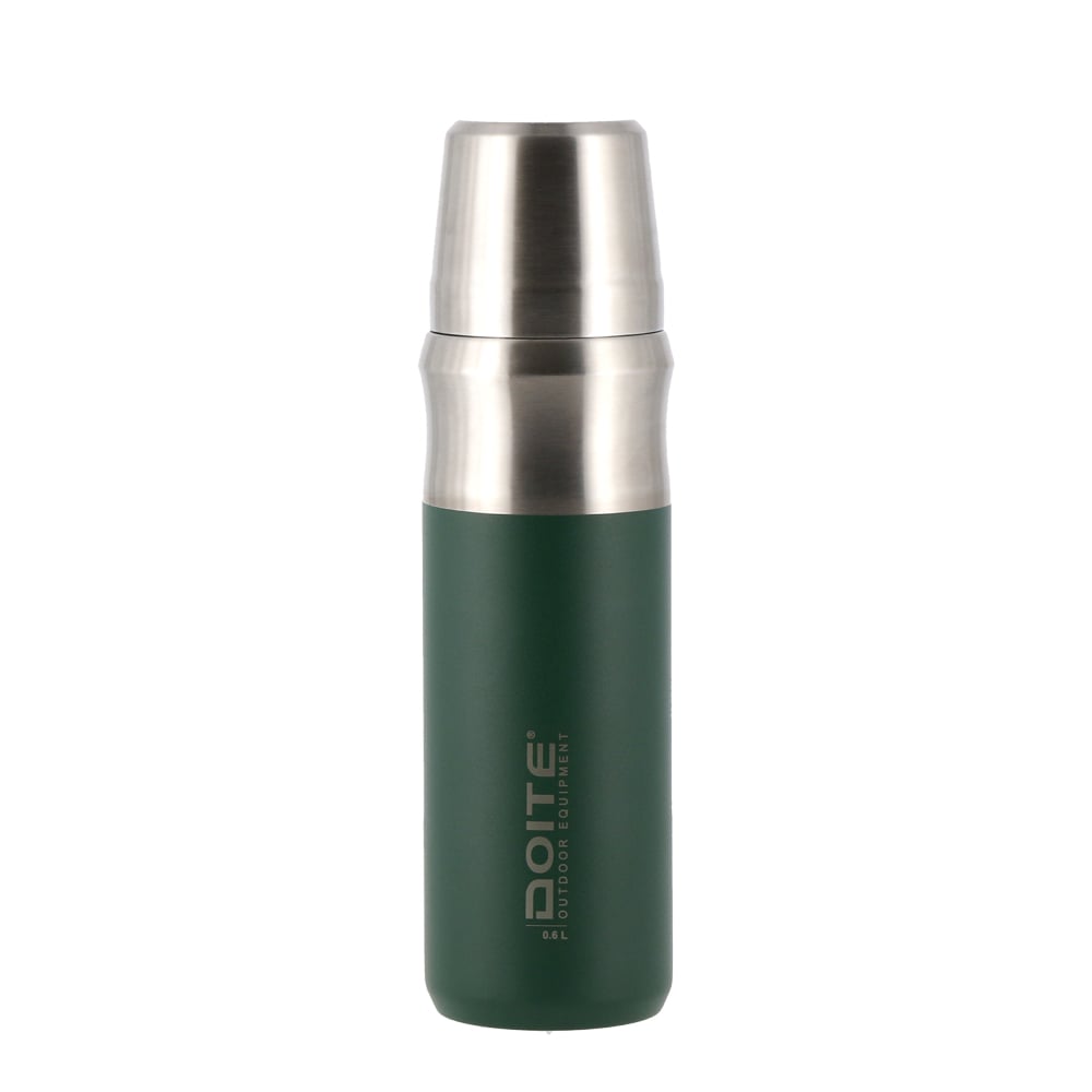 TERMO ACERO INOXIDABLE CRES 600 ML. VERDE DOITE - 1