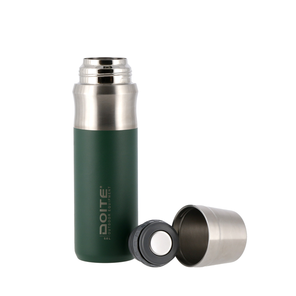 TERMO ACERO INOXIDABLE CRES 600 ML. VERDE DOITE - 2