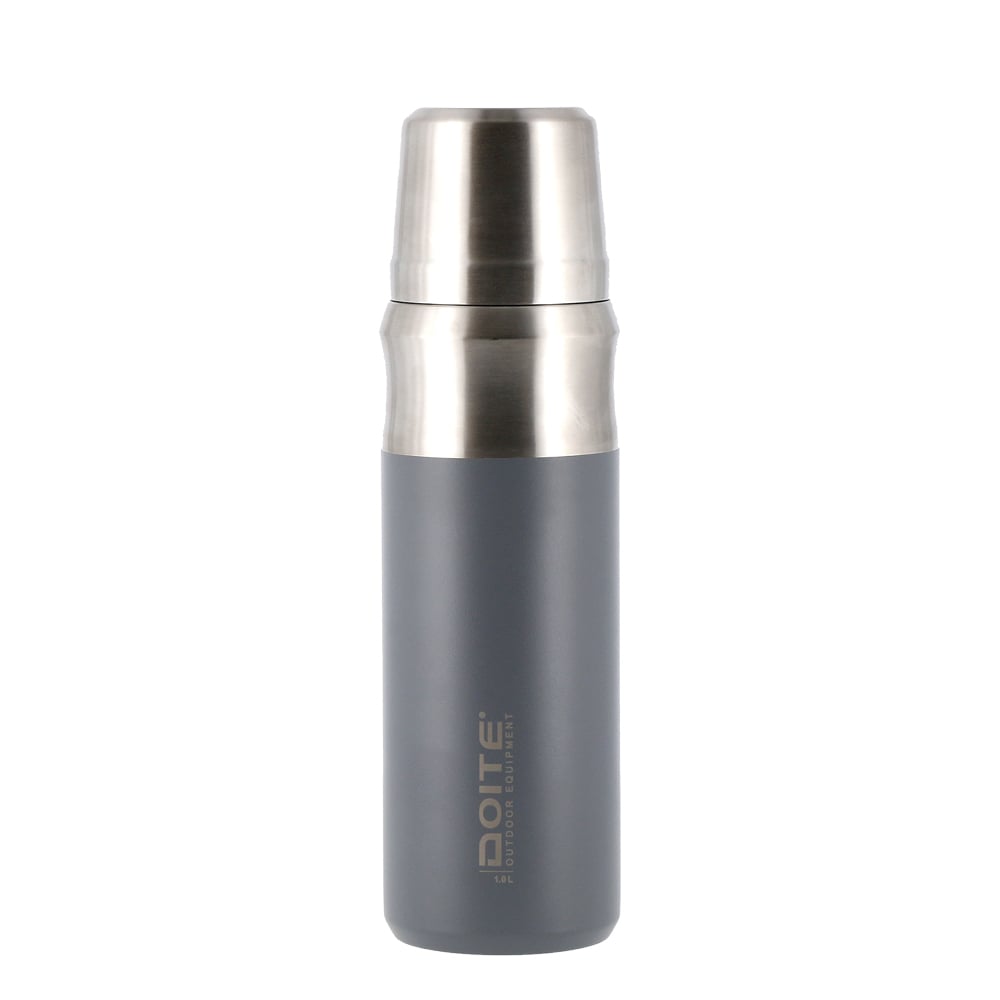 TERMO ACERO INOXIDABLE CRES 1 LT. GRIS DOITE - 1