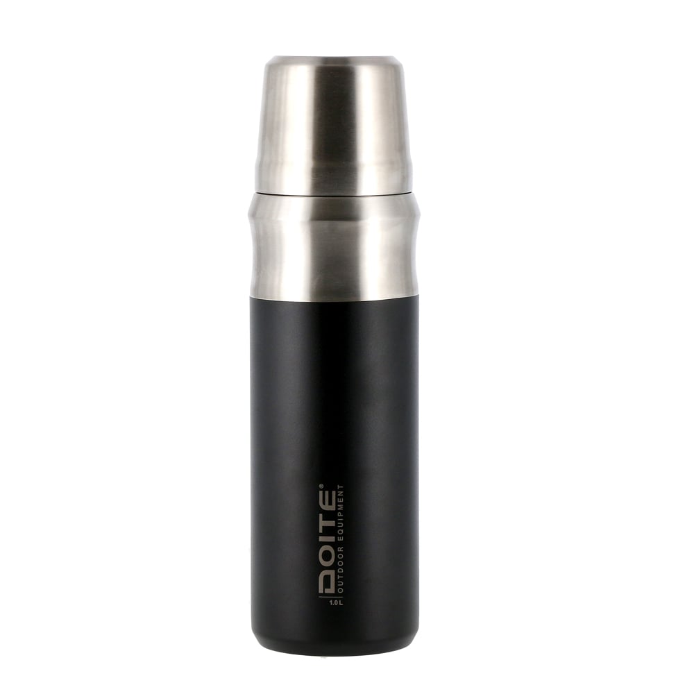 TERMO ACERO INOXIDABLE CRES 1 LT. NEGRO DOITE - 1
