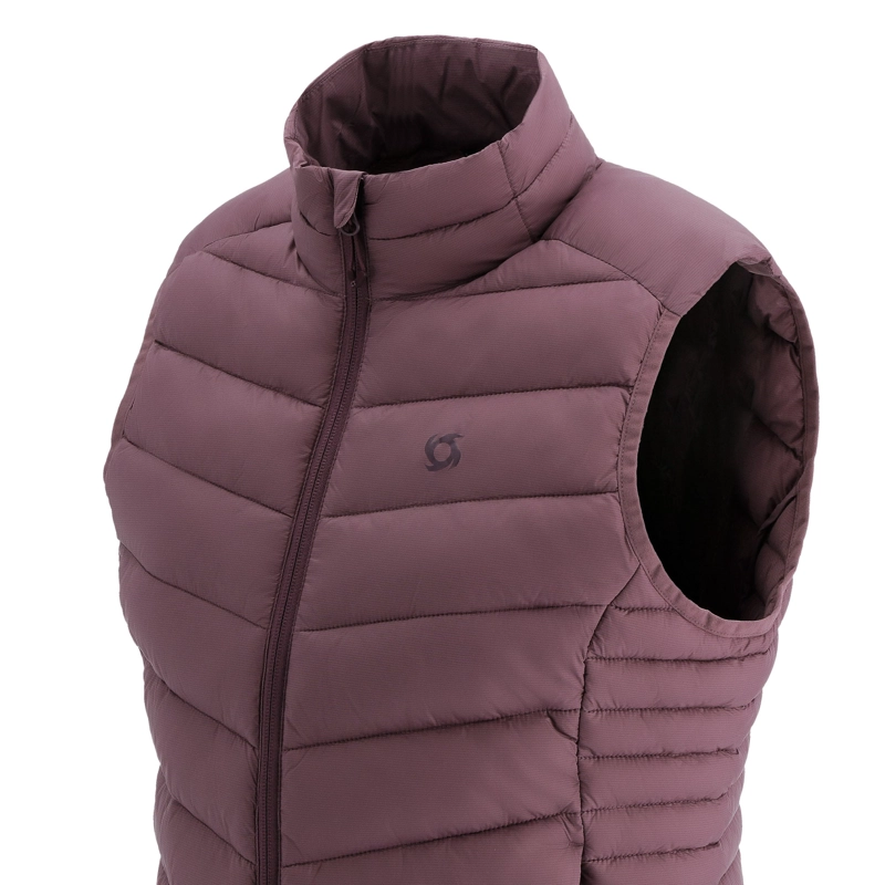 PARKA TERMICA SIN MANGAS AKI MUJER DOITE GUINDA - 4
