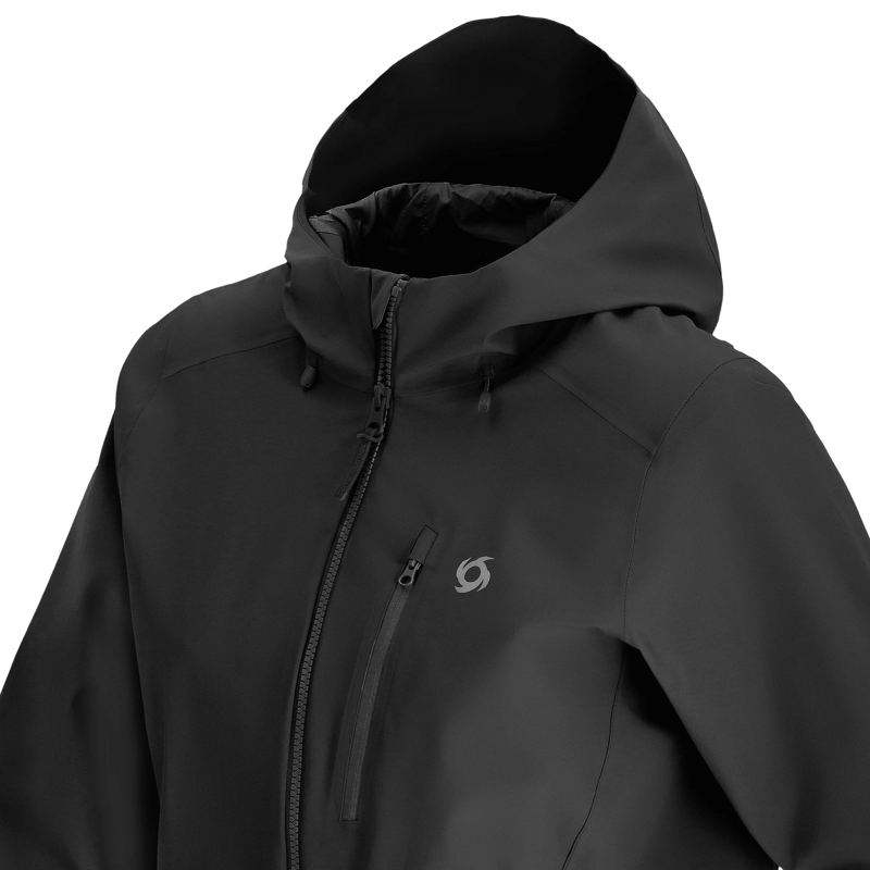 CORTAVIENTO IMPERMEABLE CICLUS MUJER DOITE NEGRO - 4