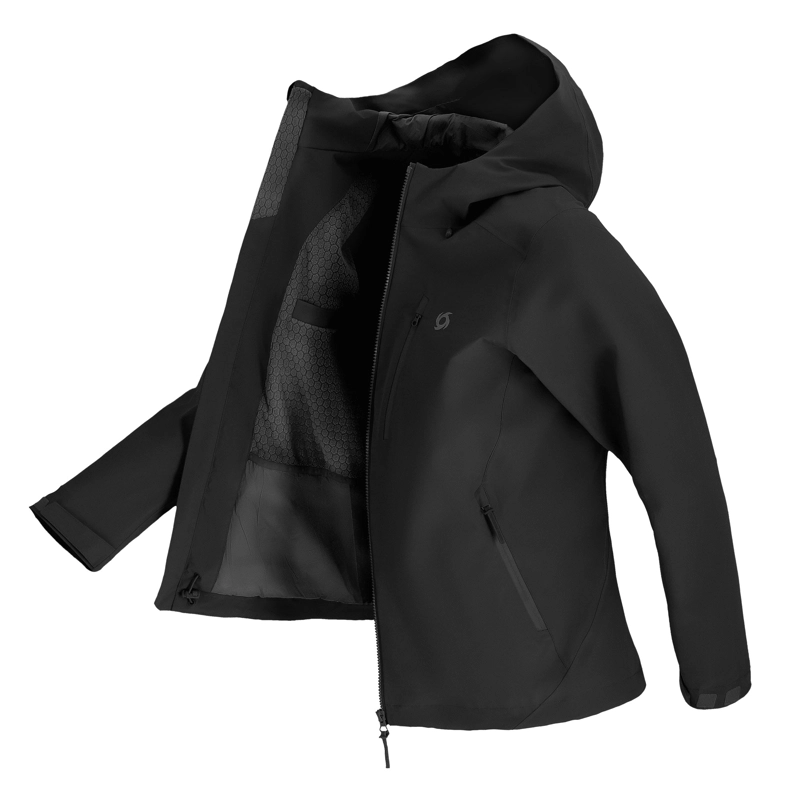CORTAVIENTO IMPERMEABLE CICLUS MUJER DOITE NEGRO - 6