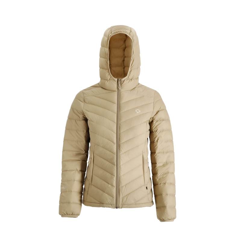 PARKA PLUMA KION MUJER DOITE BEIGE - 1