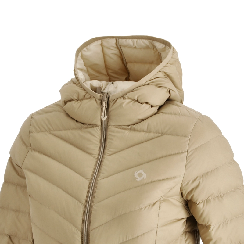 PARKA PLUMA KION MUJER DOITE BEIGE - 4