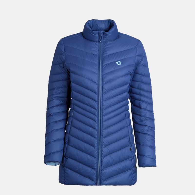 ABRIGO ABRAX MUJER DOITE AZUL MARINO - 1