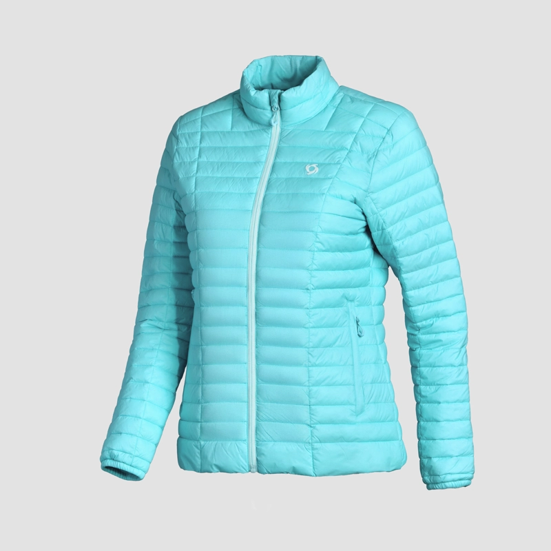 PARKA TERMICA LIGHT IZAR MUJER DOITE VERDE PETROLEO - 2