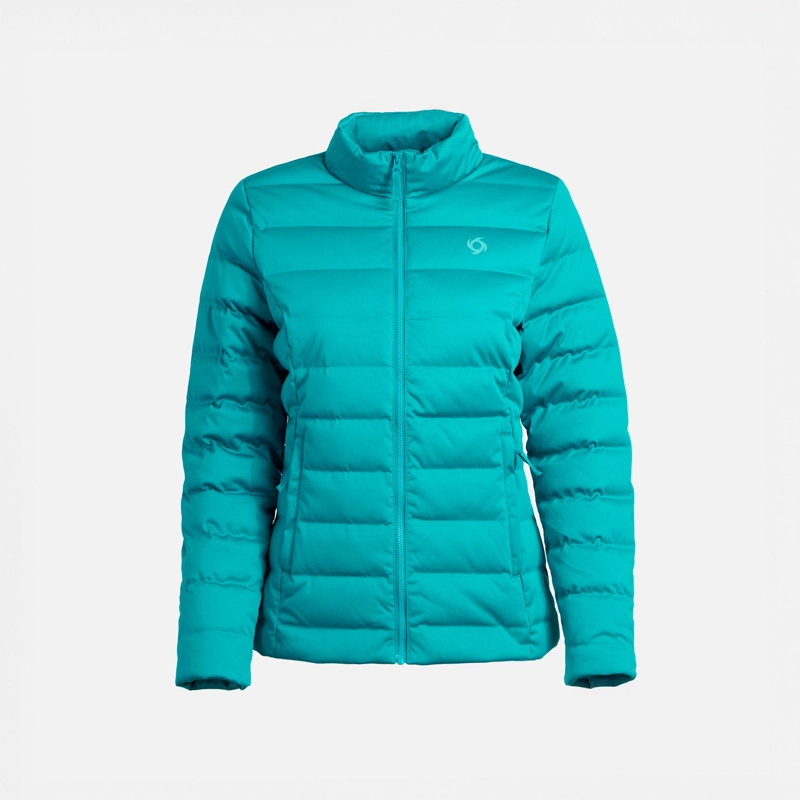 PARKA PLUMA AMORAK MUJER DOITE TURQUESA - 1