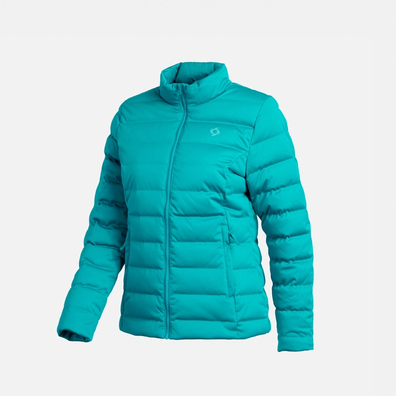 PARKA PLUMA AMORAK MUJER DOITE TURQUESA - 2