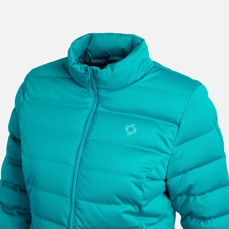 PARKA PLUMA AMORAK MUJER DOITE TURQUESA - 4