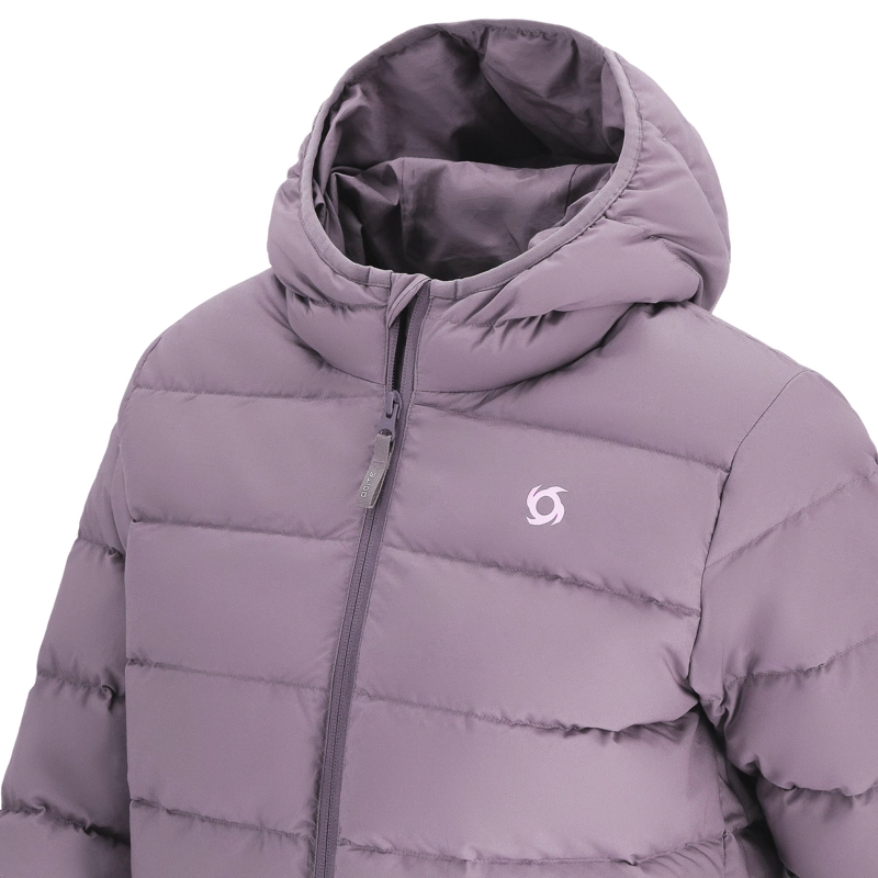 PARKA PLUMA COTTON MUJER DOITE MORADO - 4