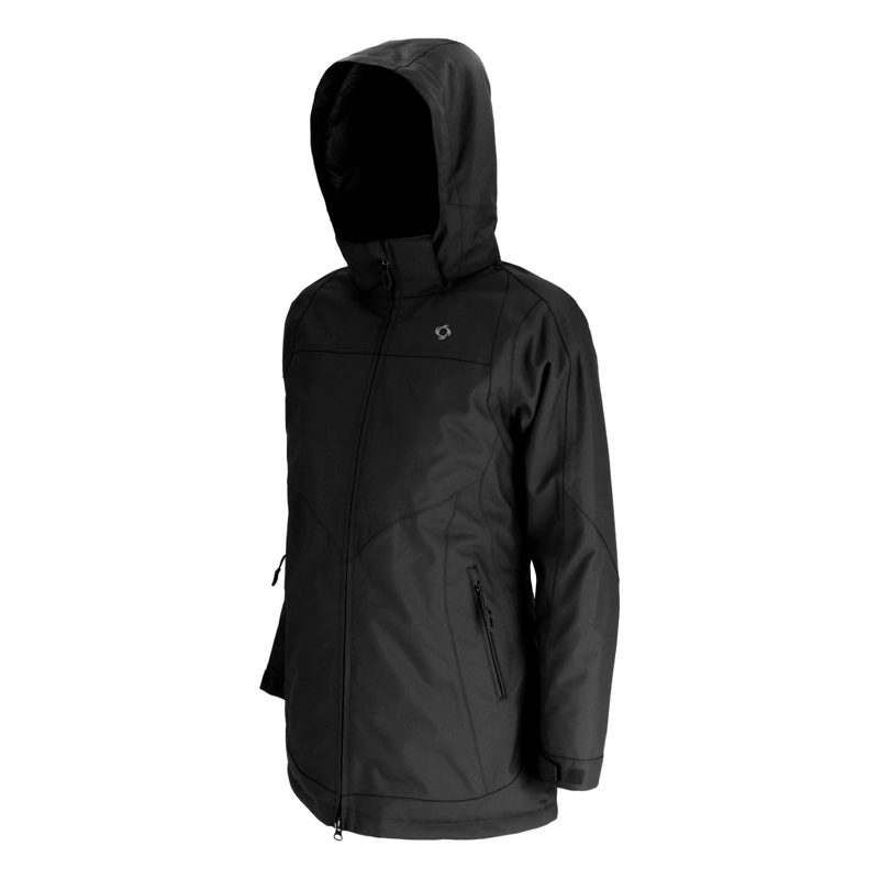PARKA TE RMICA IMPERMEABLE VERTEX MUJER DOITE NEGRO - 2